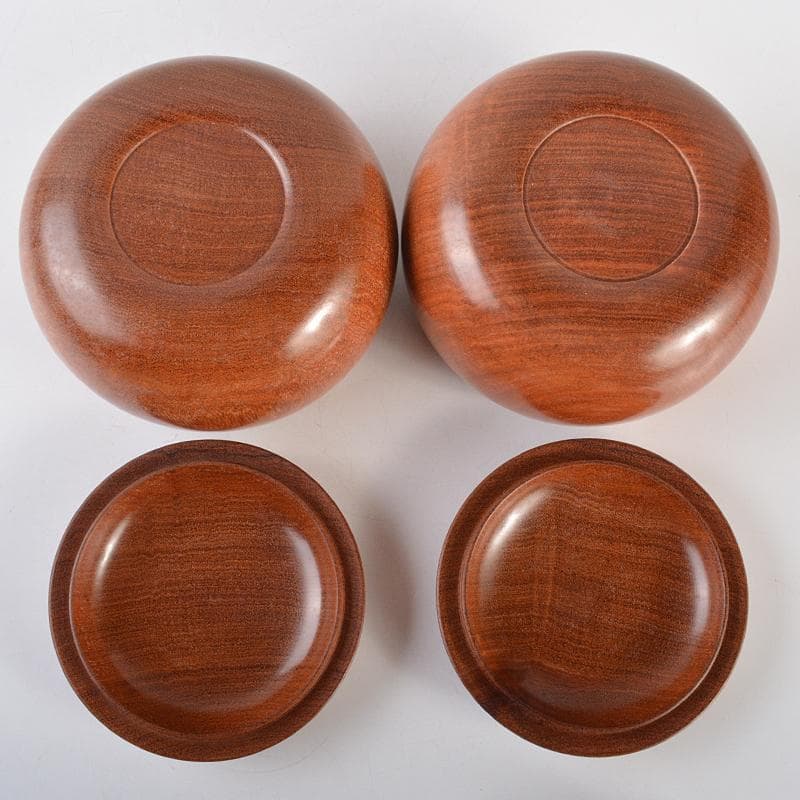 囲碁　碁石　本蛤碁石　那智黒碁石　碁笥　一套　30号8㎜　時代箱　MR7235B