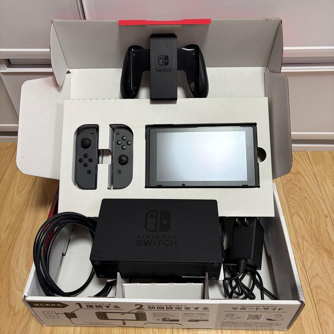 任天堂 スイッチ 本体 グレー 付属品完備