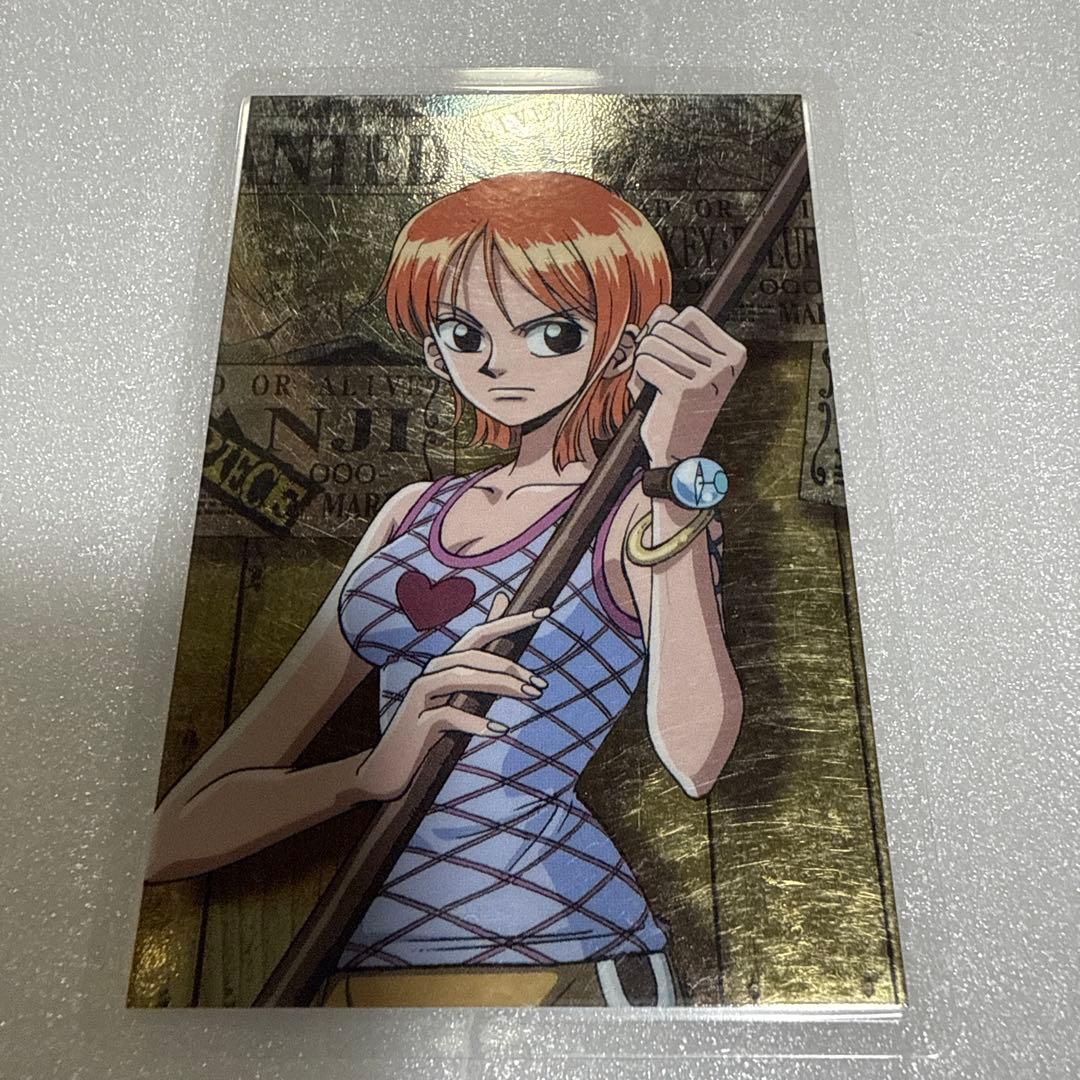 超希少 ワンピース ONE PIECE ナミ ラミネートカード 2枚