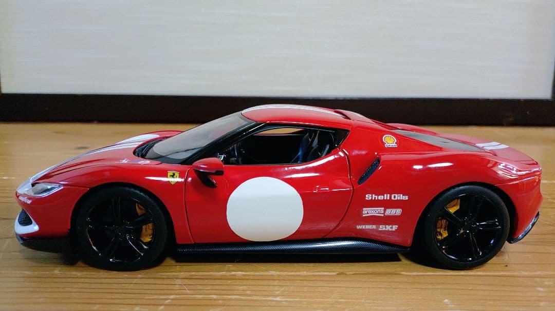 1/18　カスタム　ブラーゴ　フェラーリ　296GTBアセットフィオラノ　箱付
