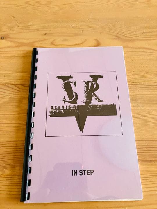 スティービーレイヴォーンstevie ray ＩＮSTEP ツアースケジュール帳