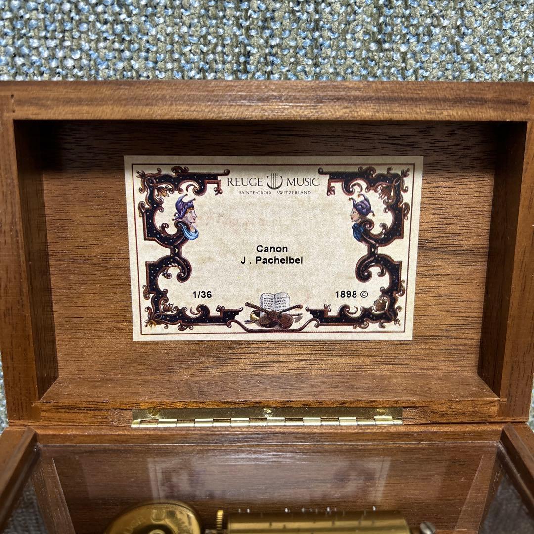 【値下げ】リュージュ オルゴール REUGE MUSIC 36弁　Canon