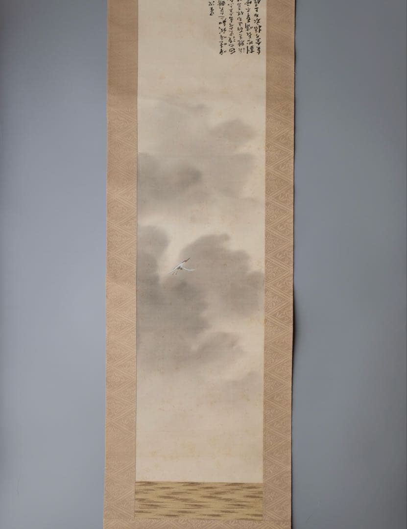 「赤壁自画赤壁前游之図」双幅並び置き、桐箱付き