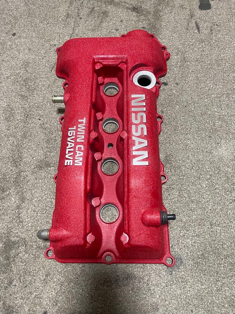 s15 14 シルビアsr20de用タペットカバー結晶塗装済み品新品パッキン類付