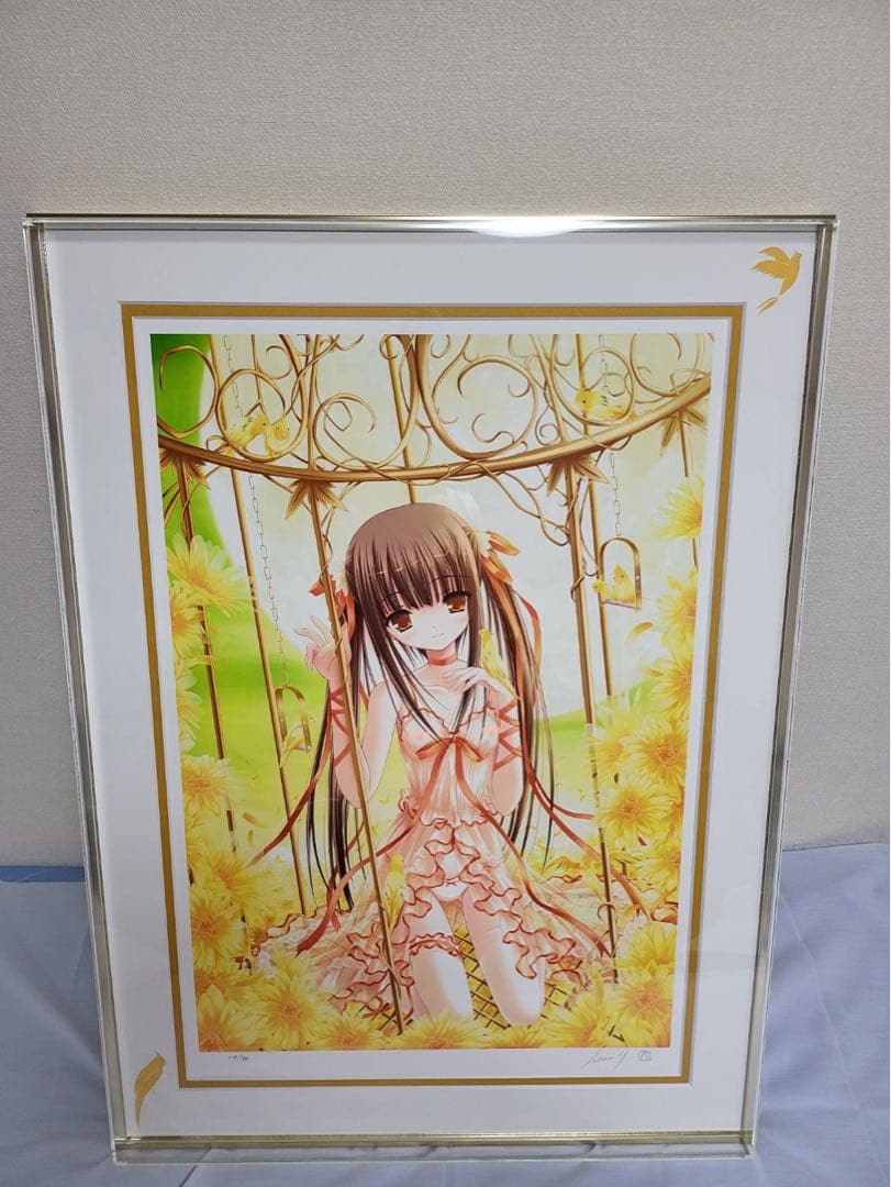 版画　てぃんくる　カナリヤDX アールビバン ミクスドメディア 番号18/35