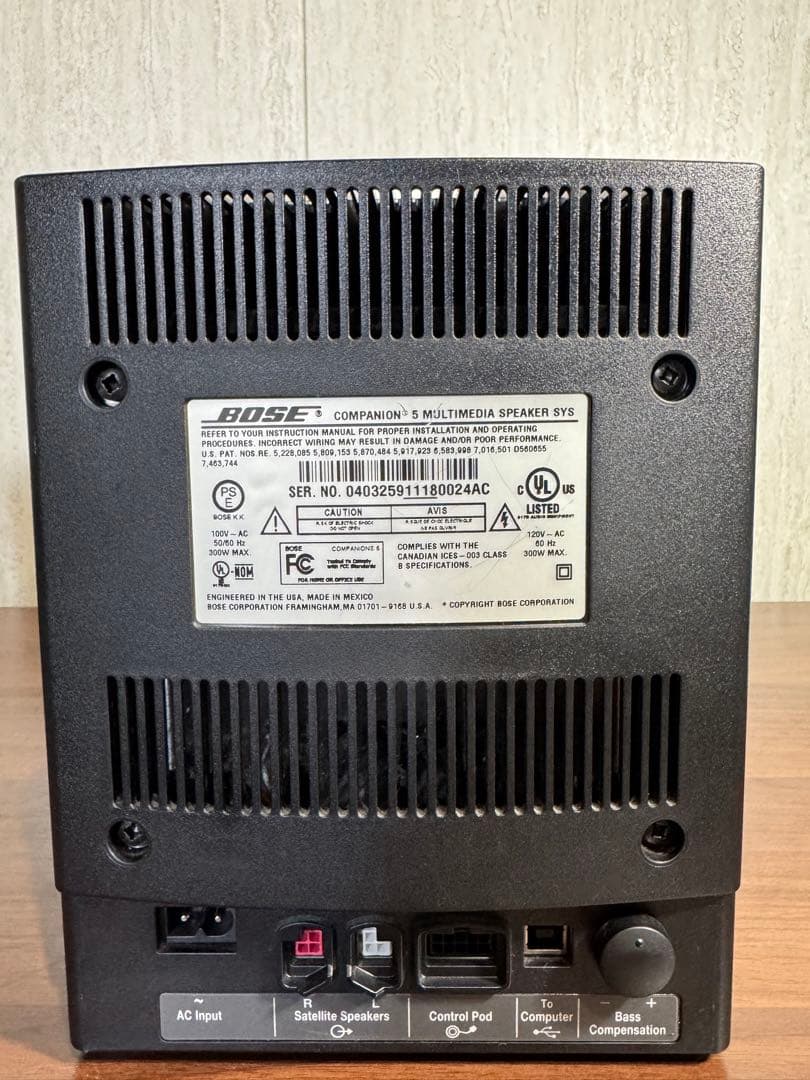 Bose COMPANION 5 MULTIMEDIA SPEAKER ボーズ