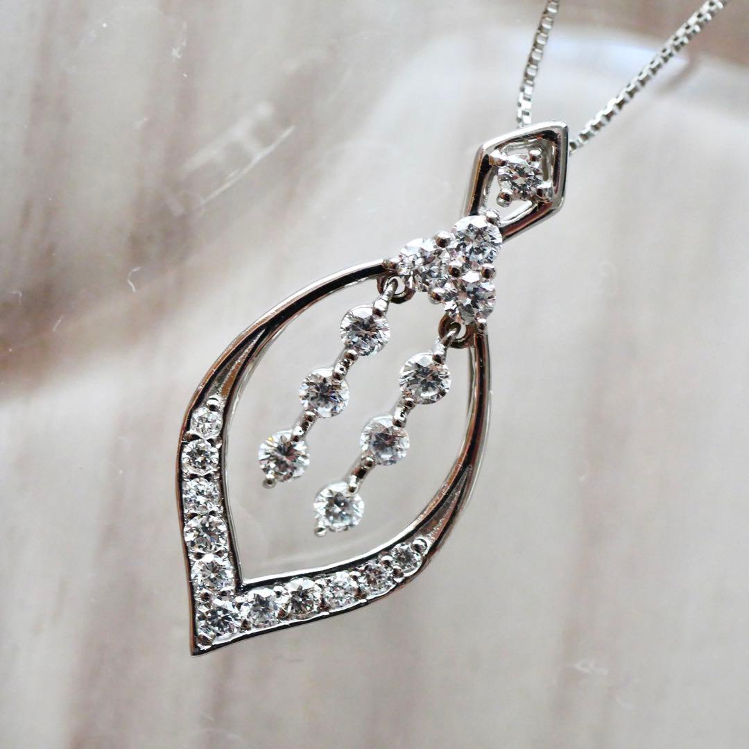 ポピー様【新品】ダイヤモンド ライン ピアス ネックレス 計2点