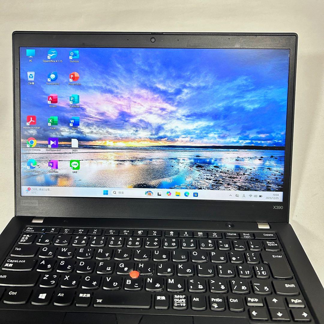 【オフィス】i7/16GB/512GB｜ThinkPad X390｜バッテリー◎