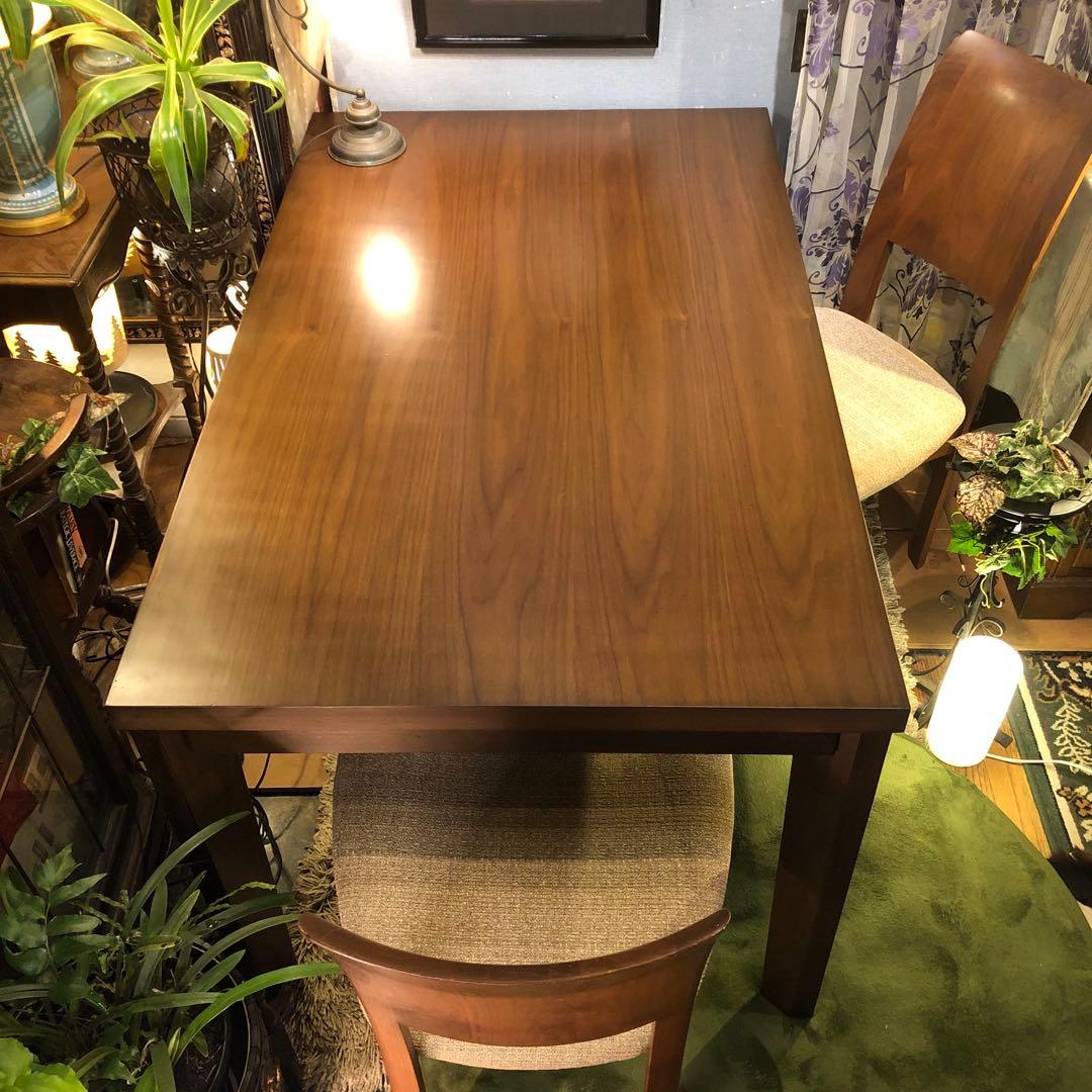 Sale ヴィンテージ ウォールナット　スクウェア　ダイニングテーブル