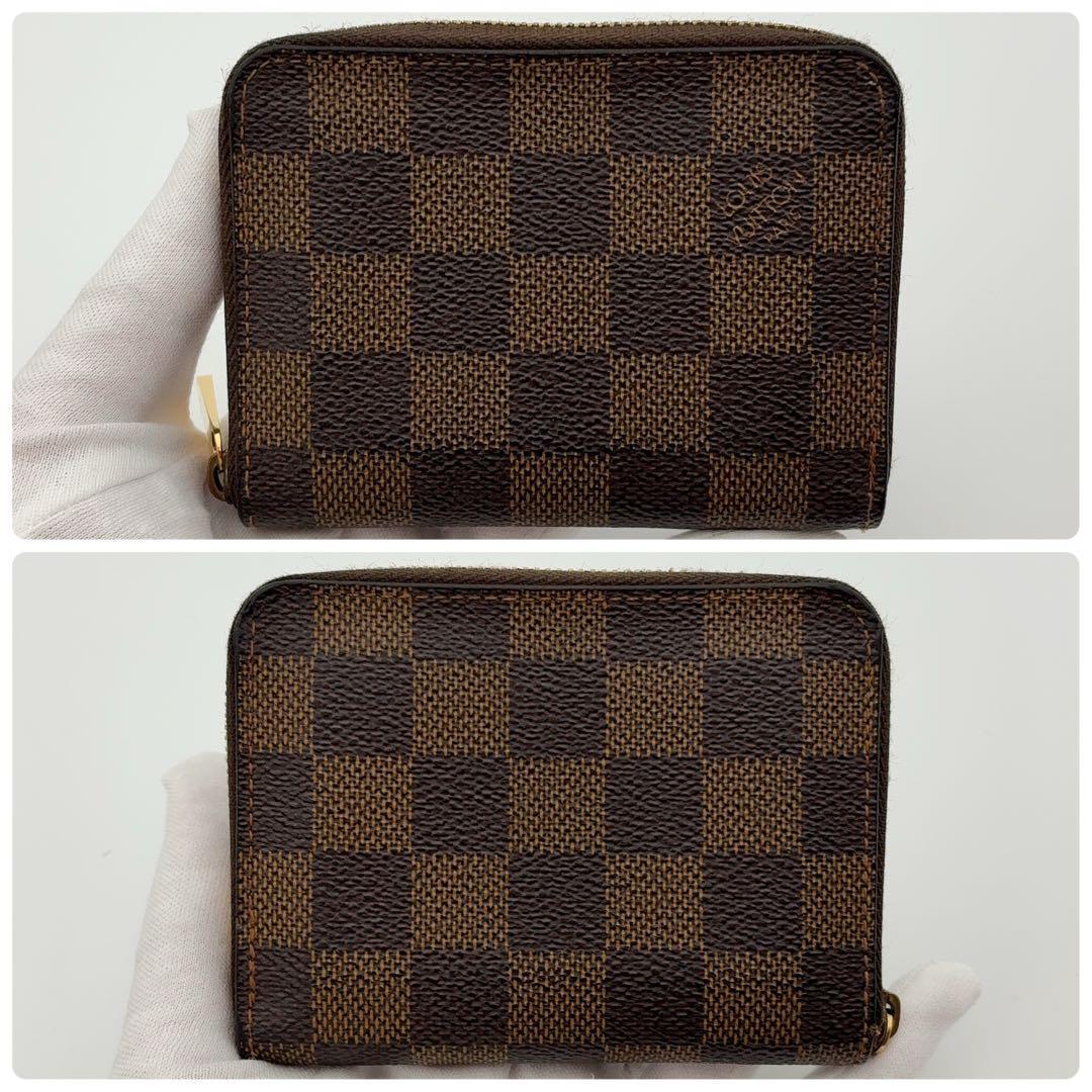 美品♪ルイヴィトン ダミエ エベヌ ジッピーパース ケース 小銭入れ