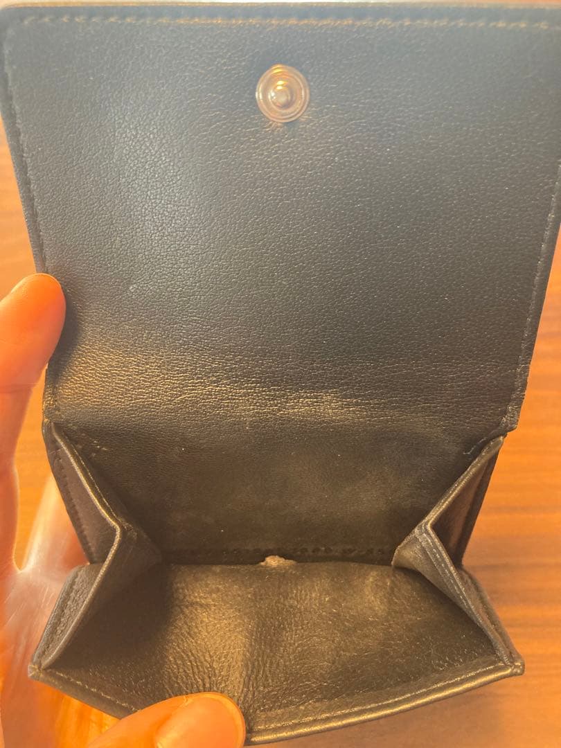 BALENCIAGA バレンシアガ　三つ折り財布 黒 付属品あり