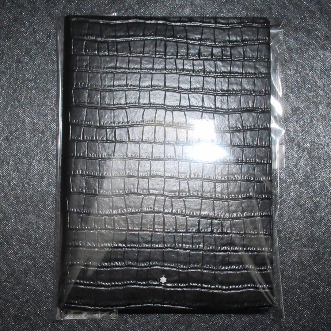 モンブラン ノート ミディアム クロコエンボスレザー 135976