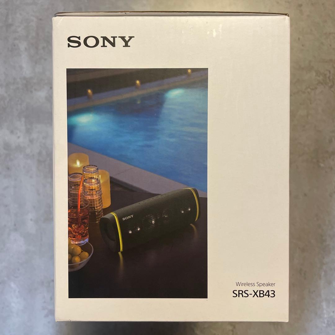 ソニー ワイヤレスポータブルスピーカー SRS-XB43