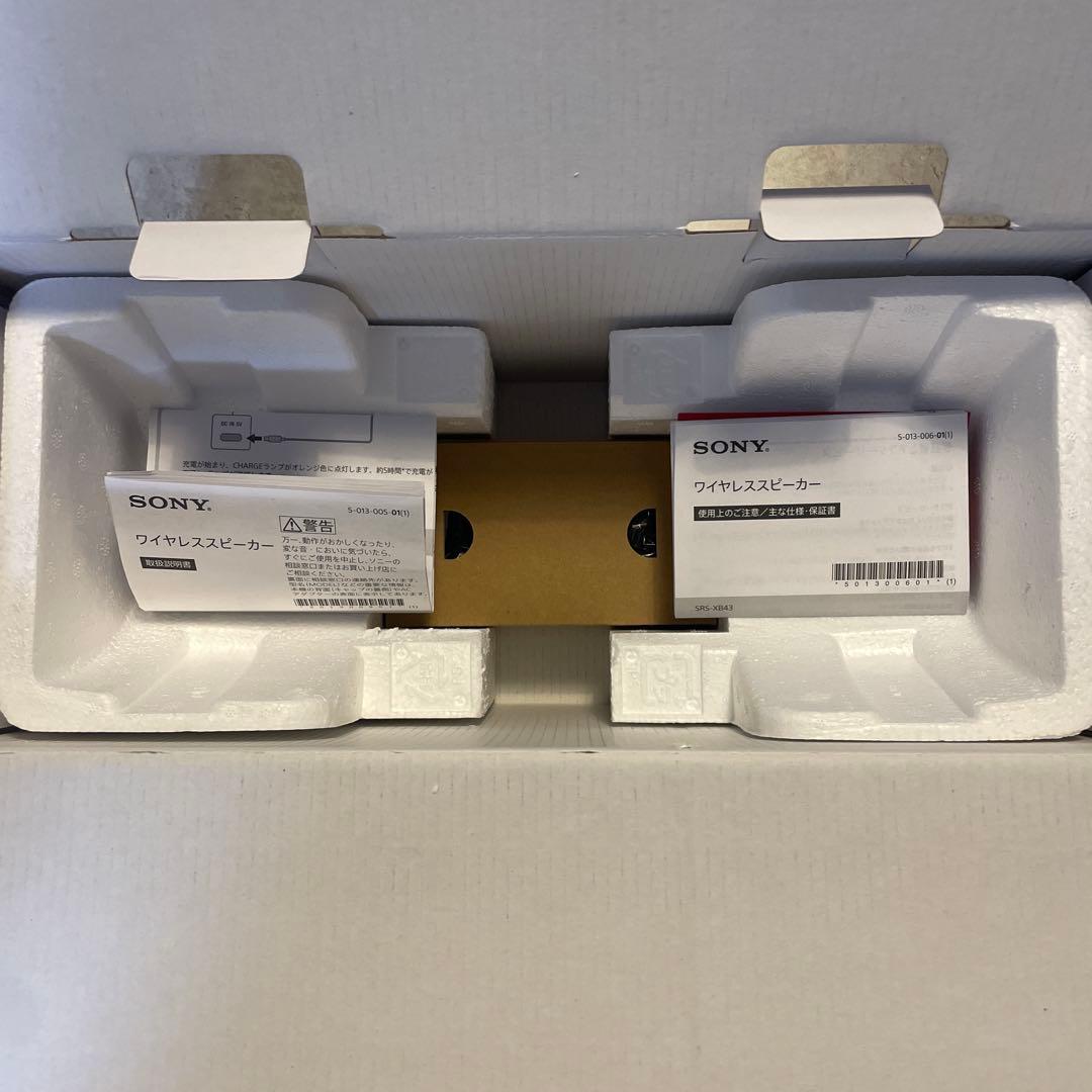 ソニー ワイヤレスポータブルスピーカー SRS-XB43