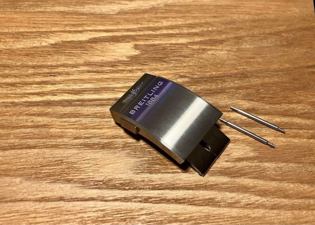 BREITLING ステンレススチールバックル　20mm サテン仕上げ