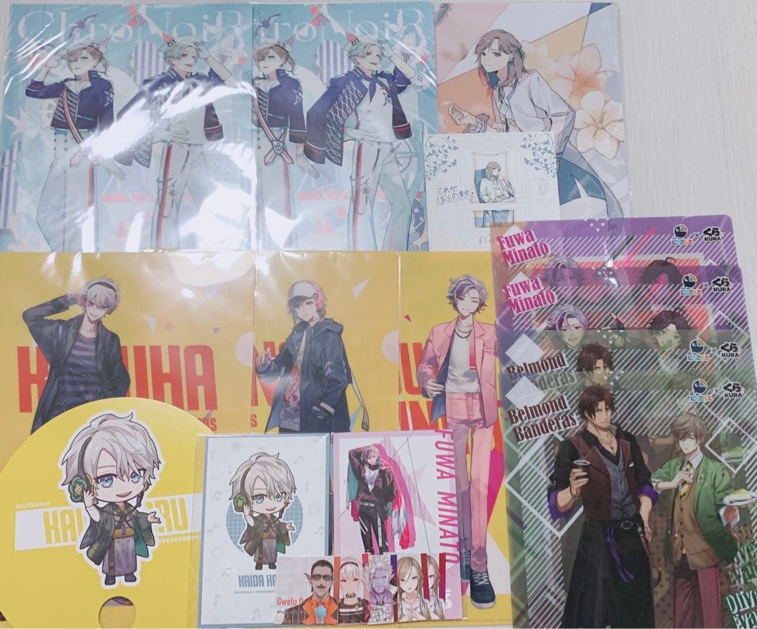 にじさんじ タワレコ 葛葉 叶 不破湊 甲斐田晴 クリアファイル まとめ