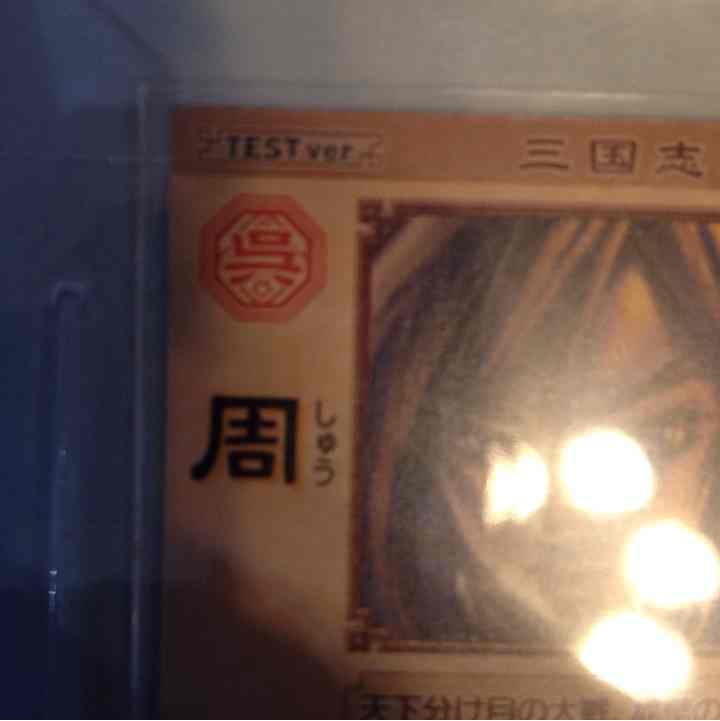 三国志大戦 ロケテスト サイン入り周瑜 激レア