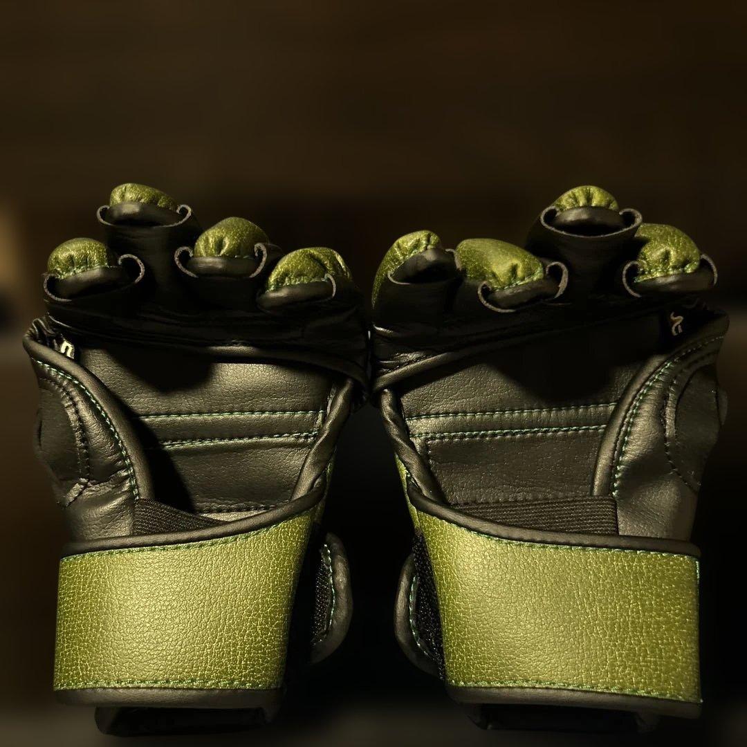 RIZIN ISAMI オープンフィンガーグローブ オリーブグリーン
