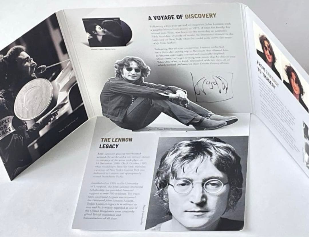 JOHN LENNON イギリス銀貨記念カラー限定10000 日本未発売