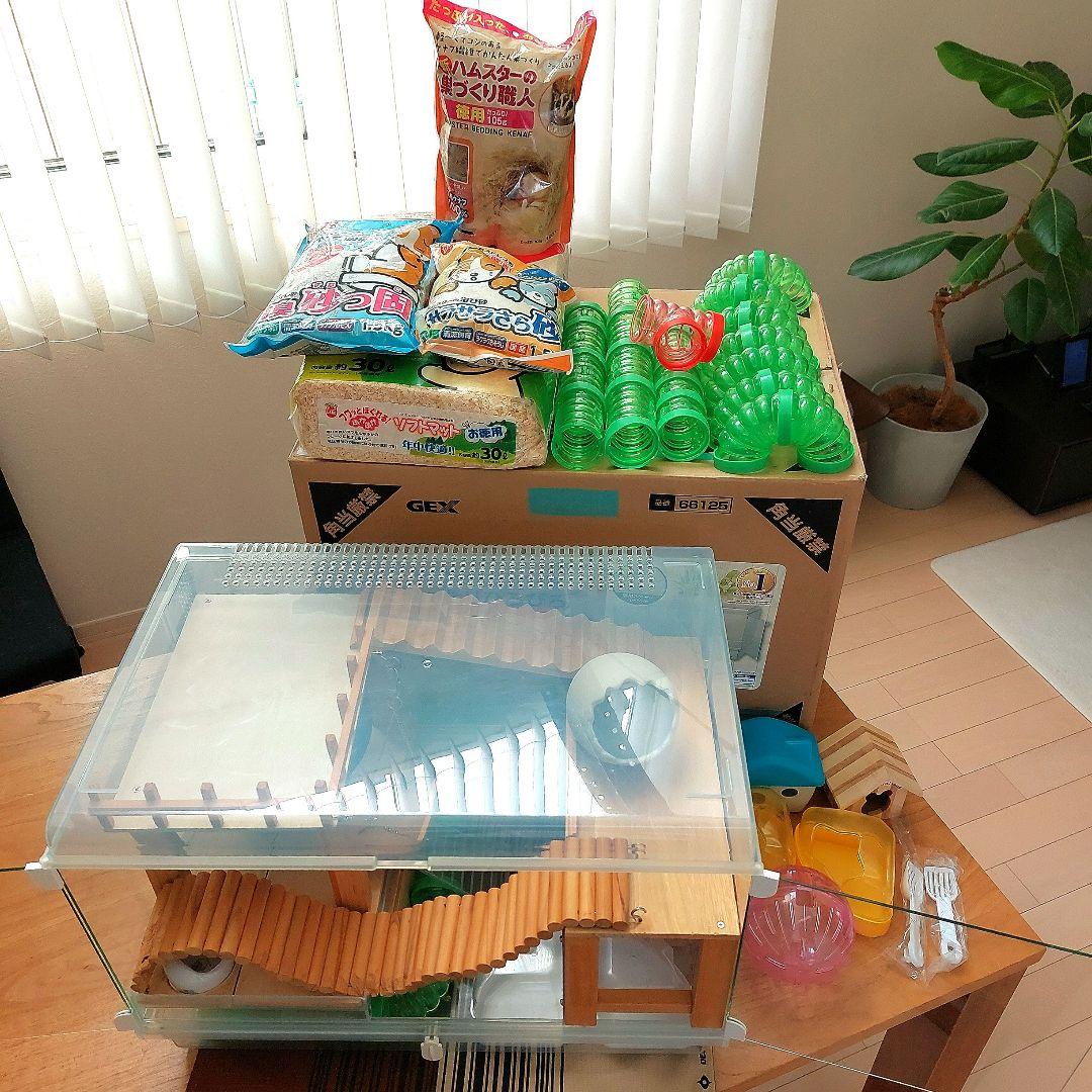 GEX GlassHarmony600Highグラスハーモニー　ハムスターゲージ