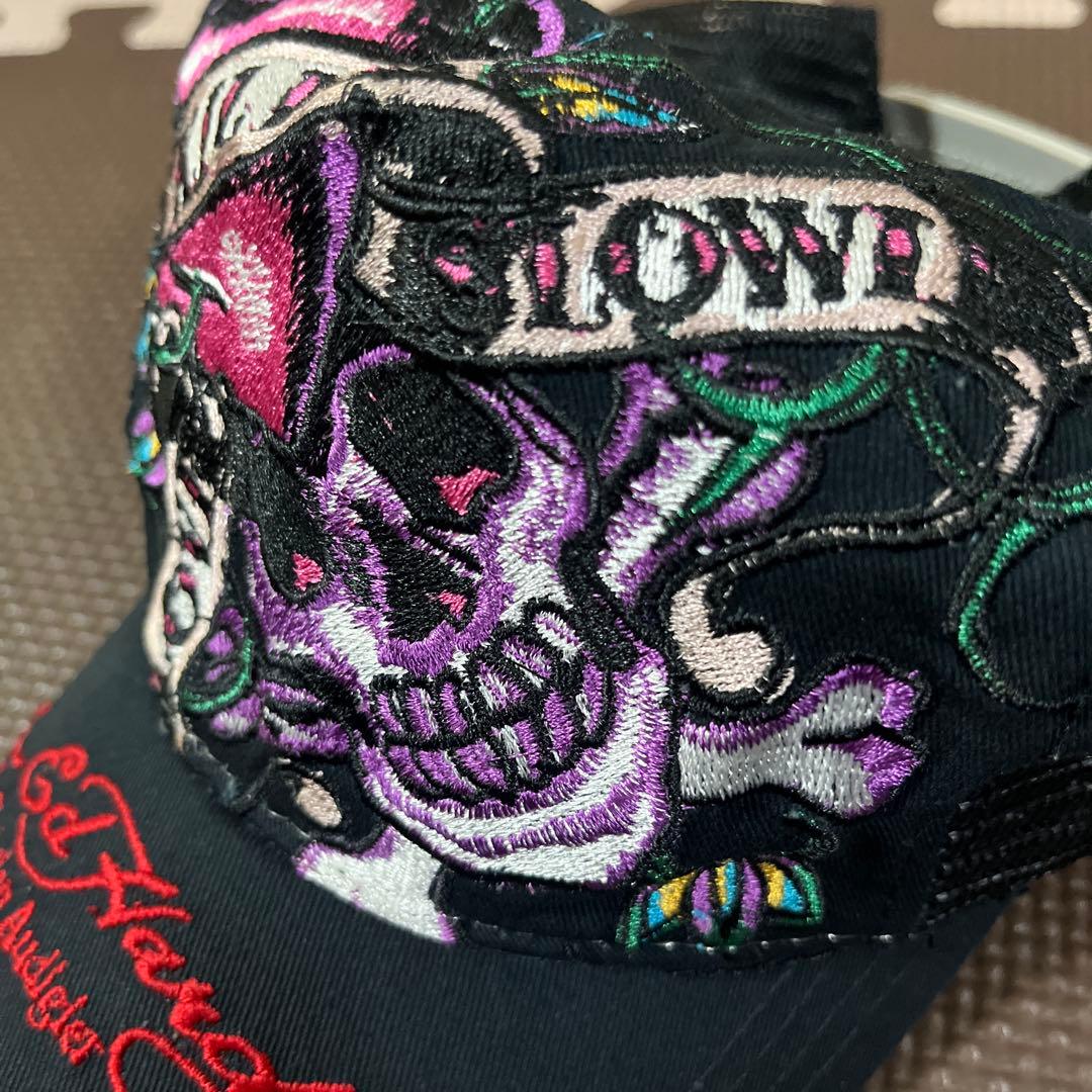 Ed Hardy スカルデザインキャップ　ハワイ購入