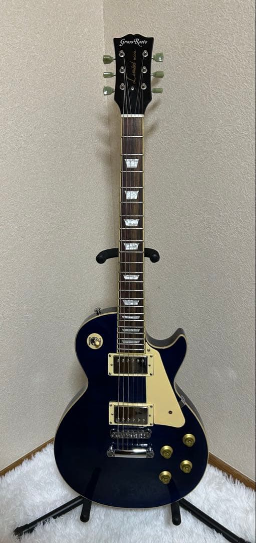 ギター GrassRoots G-LP-STD-See Thru Blue