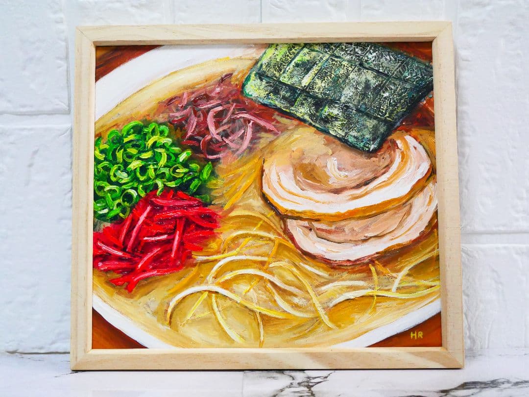 油絵 絵画【福岡ラーメン】