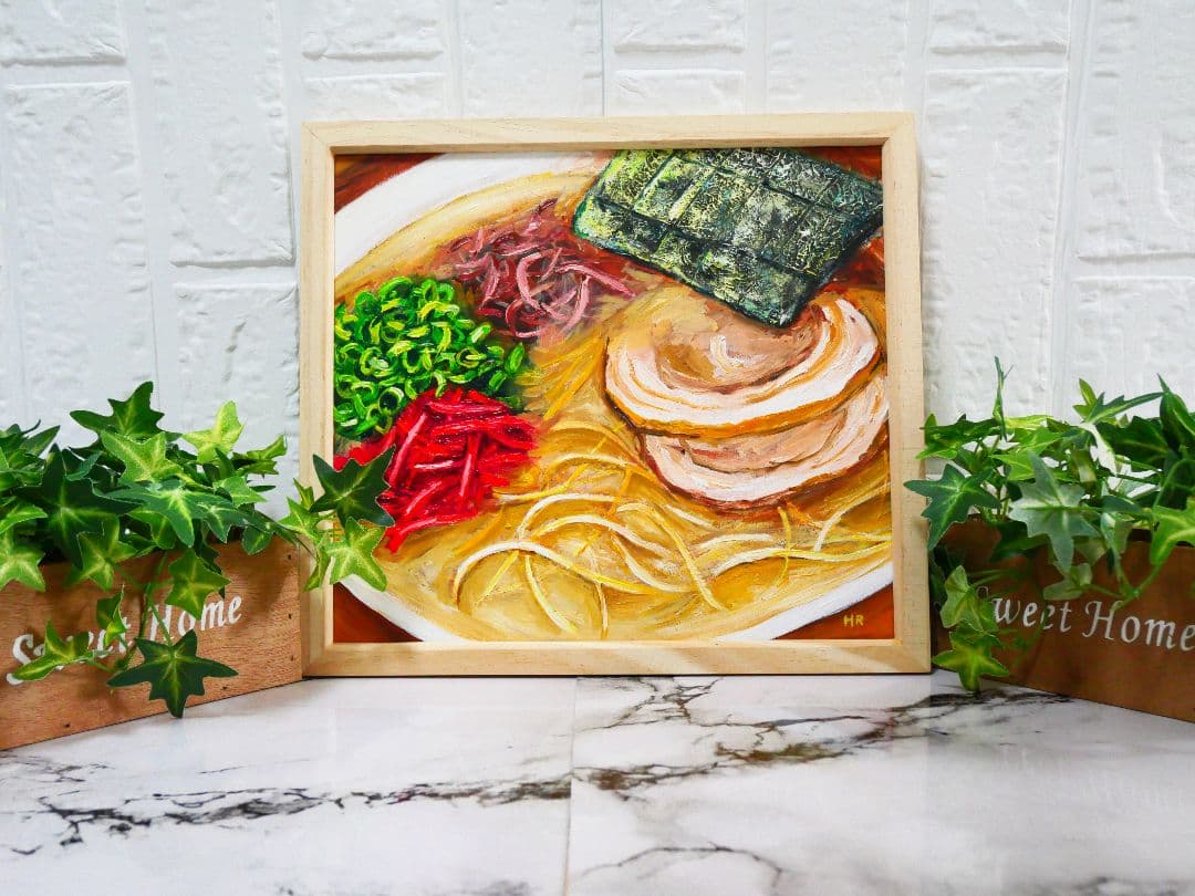 油絵 絵画【福岡ラーメン】