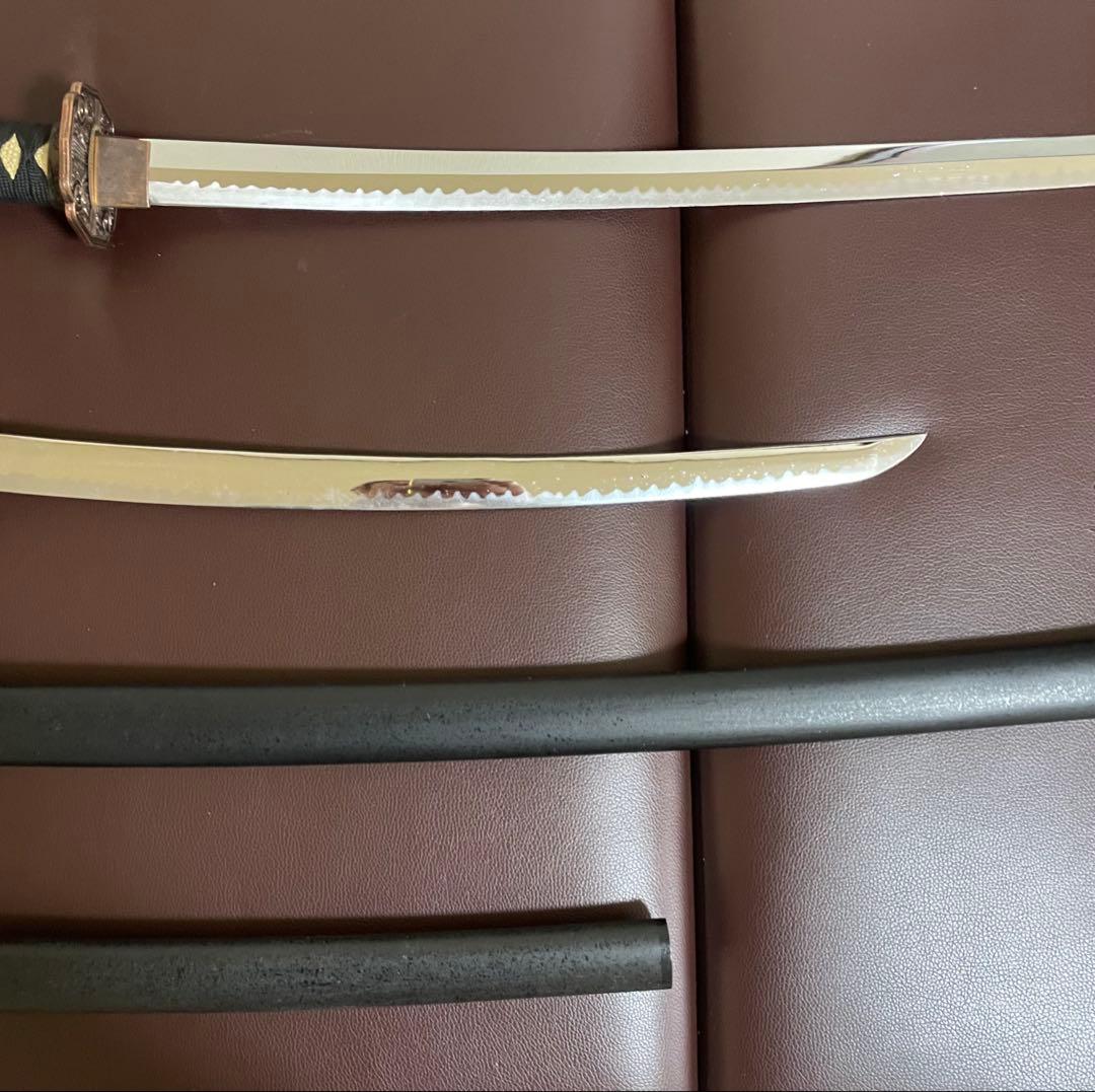 模造刀　居合刀　太刀　脇差　刀掛け　武具　Q663