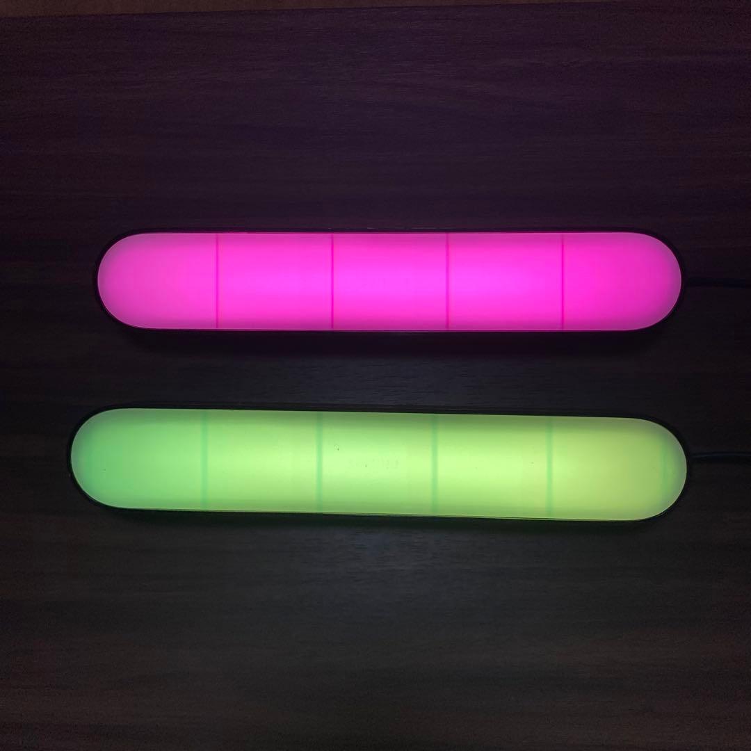 【点灯確認済み】Philips Hue ライトバー　アダプタ付き　2本