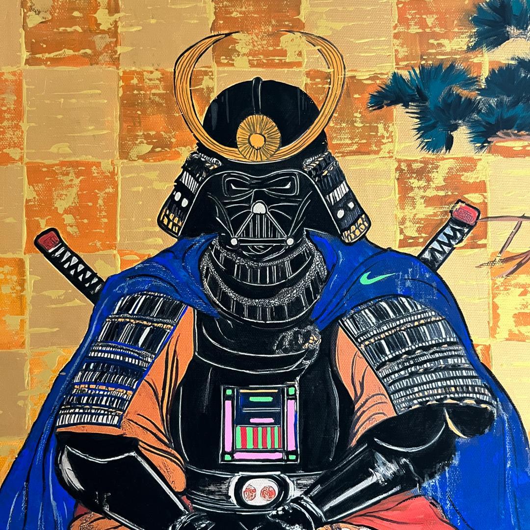 ダース・ベイダー将軍ストリートアートキャンバス