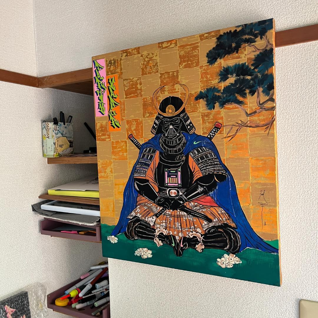 ダース・ベイダー将軍ストリートアートキャンバス