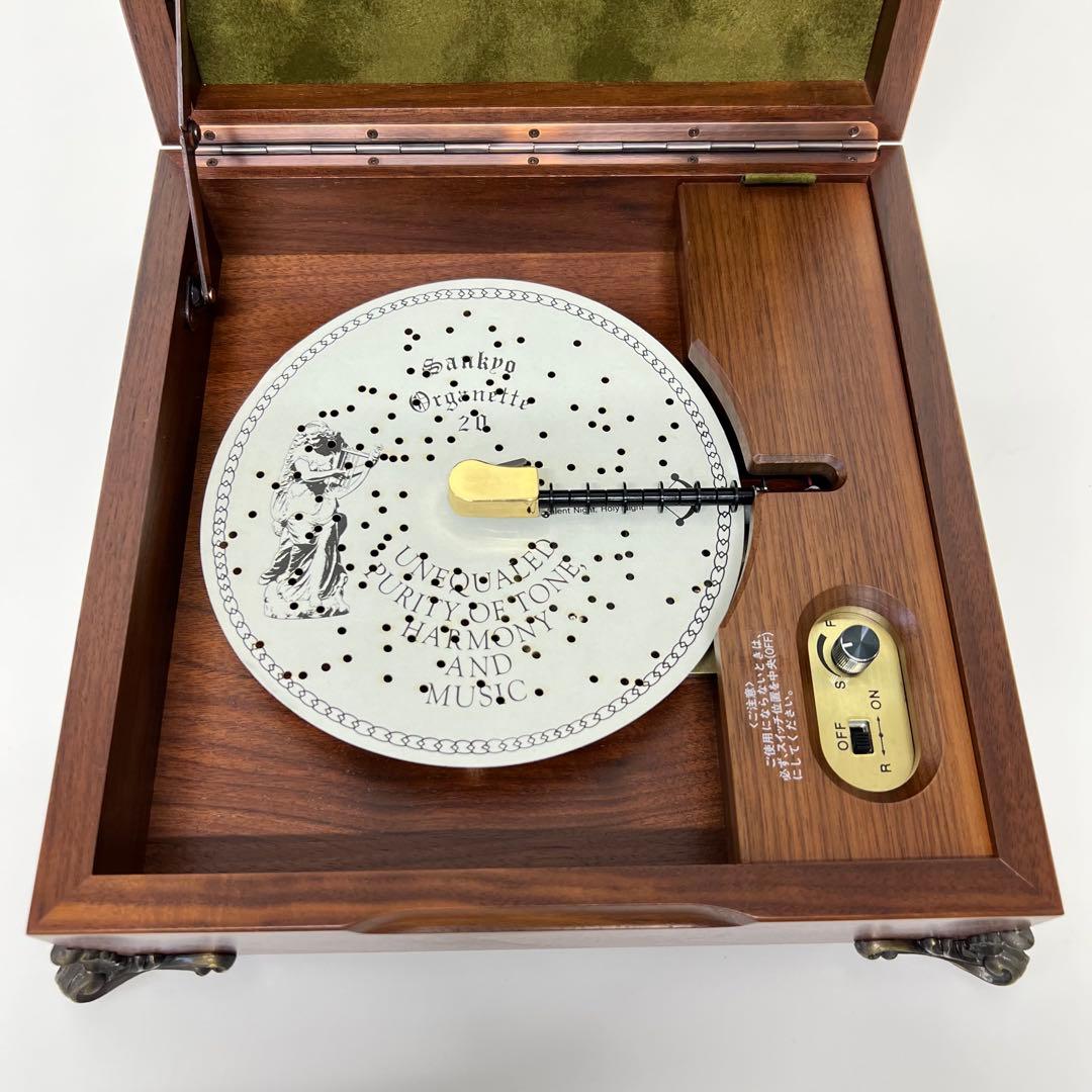 動作確認済〈Sankyo〉Organette オルガニート◎ディスク式オルゴール