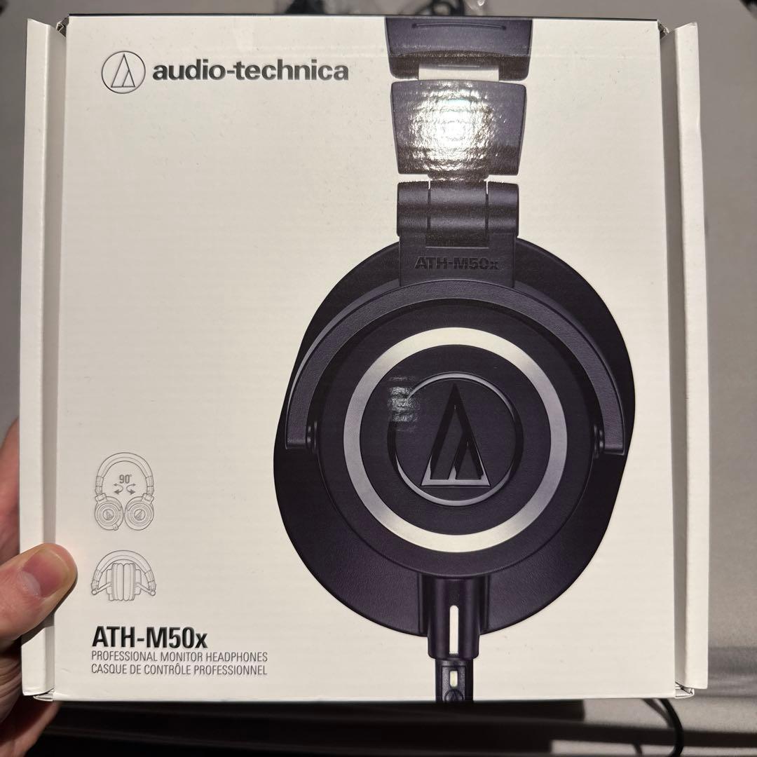 【美品】Audio-Technica ATH-M50x 密閉型モニターヘッドホン