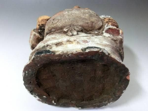 土人形■大黒さん 古い時代物の置物 オブジェ 七福神 大黒様 古美術 骨董品■