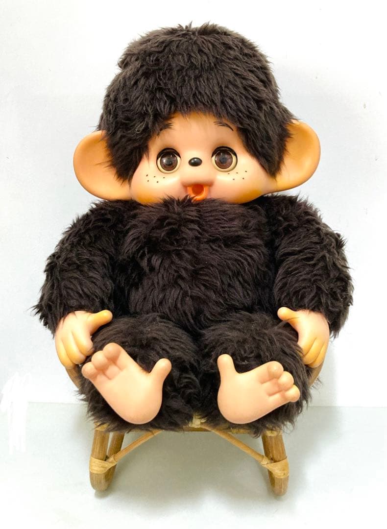 【貴重】希少プレミア『大助くん』廃番コレクション品／木製椅子付／美品／モンチッチ