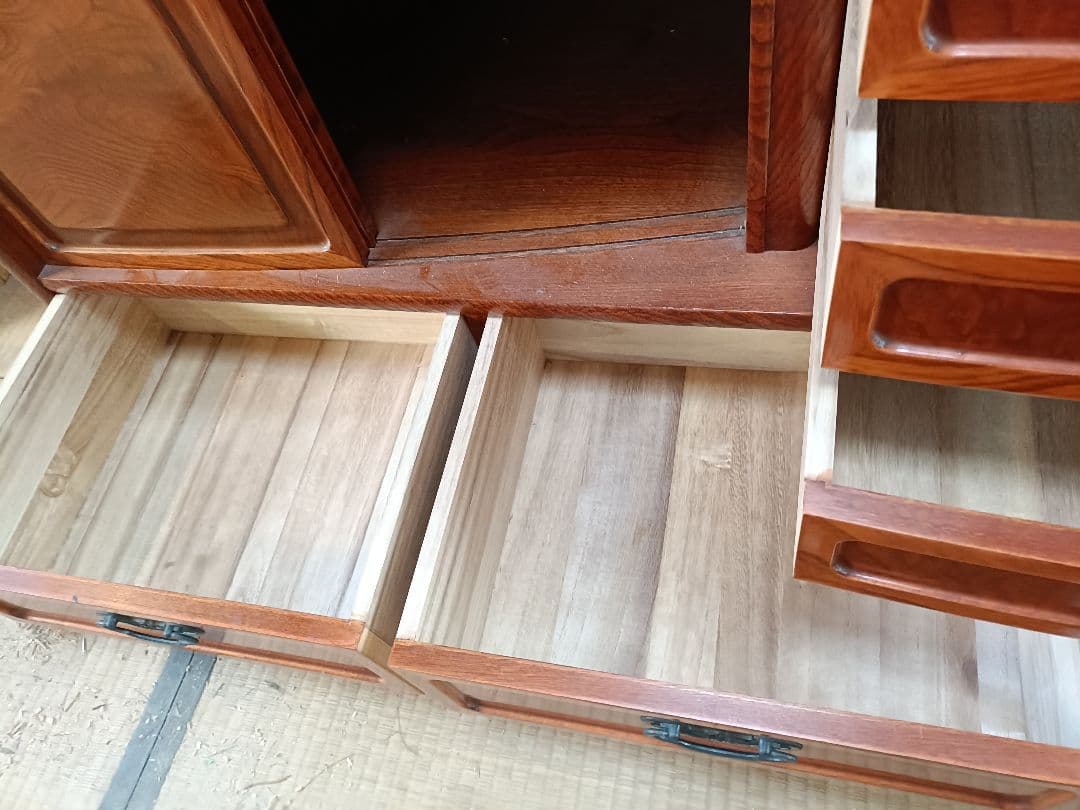 茶箪笥 木製ディスプレイキャビネット