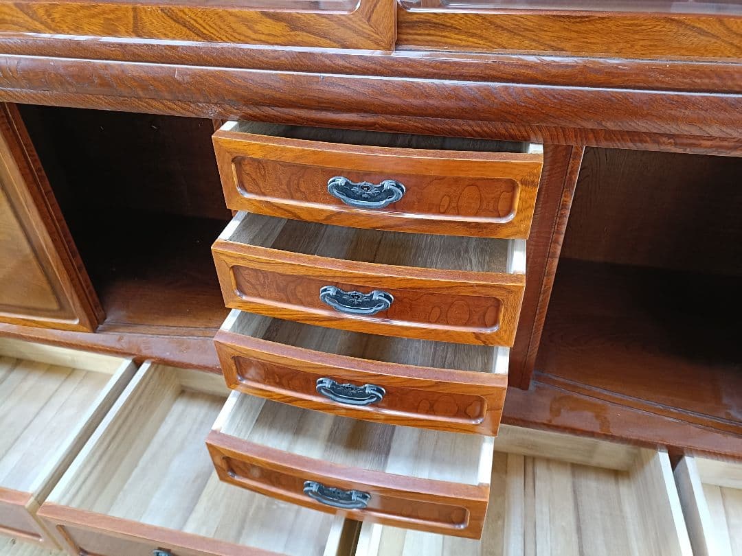 茶箪笥 木製ディスプレイキャビネット