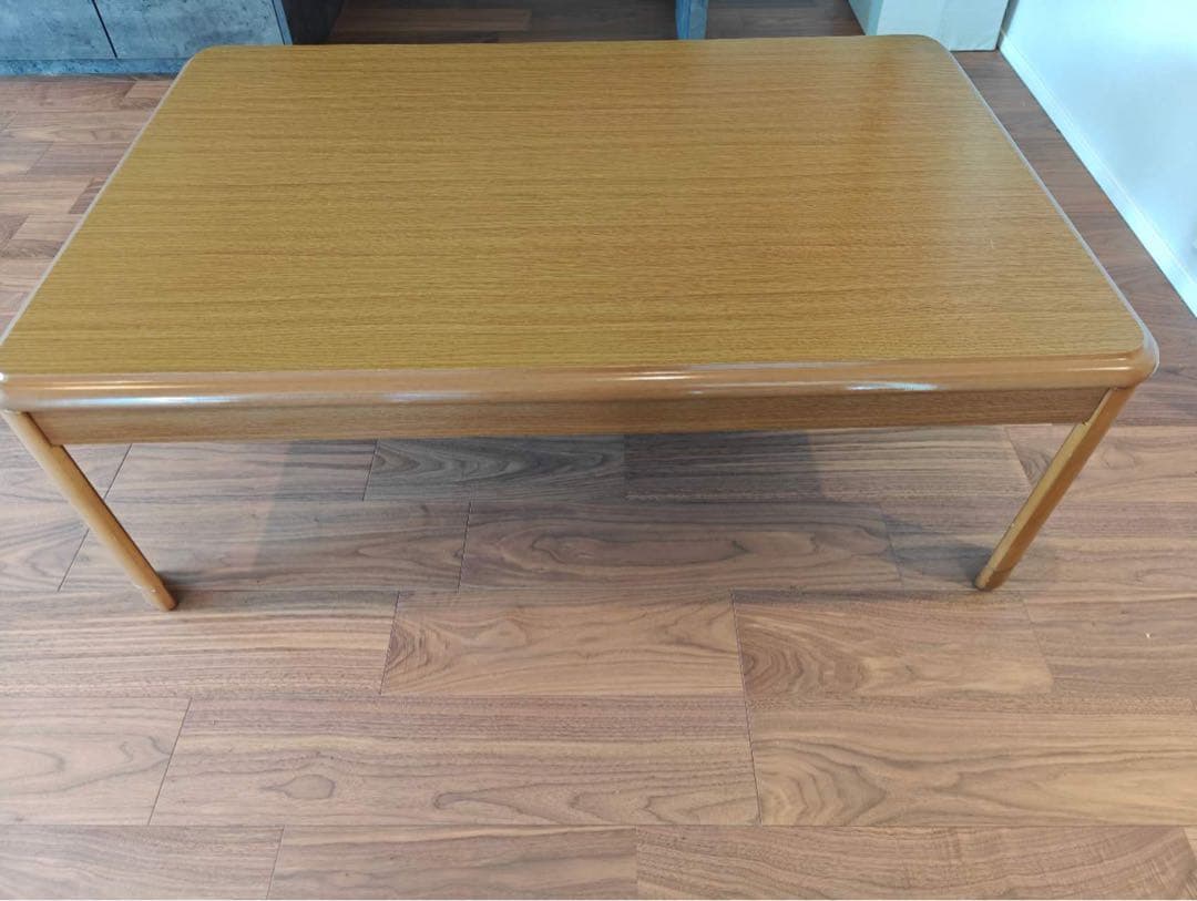 【極美品】こたつテーブル　長方形 120×80cm コタツ 炬燵　高さ調節可能