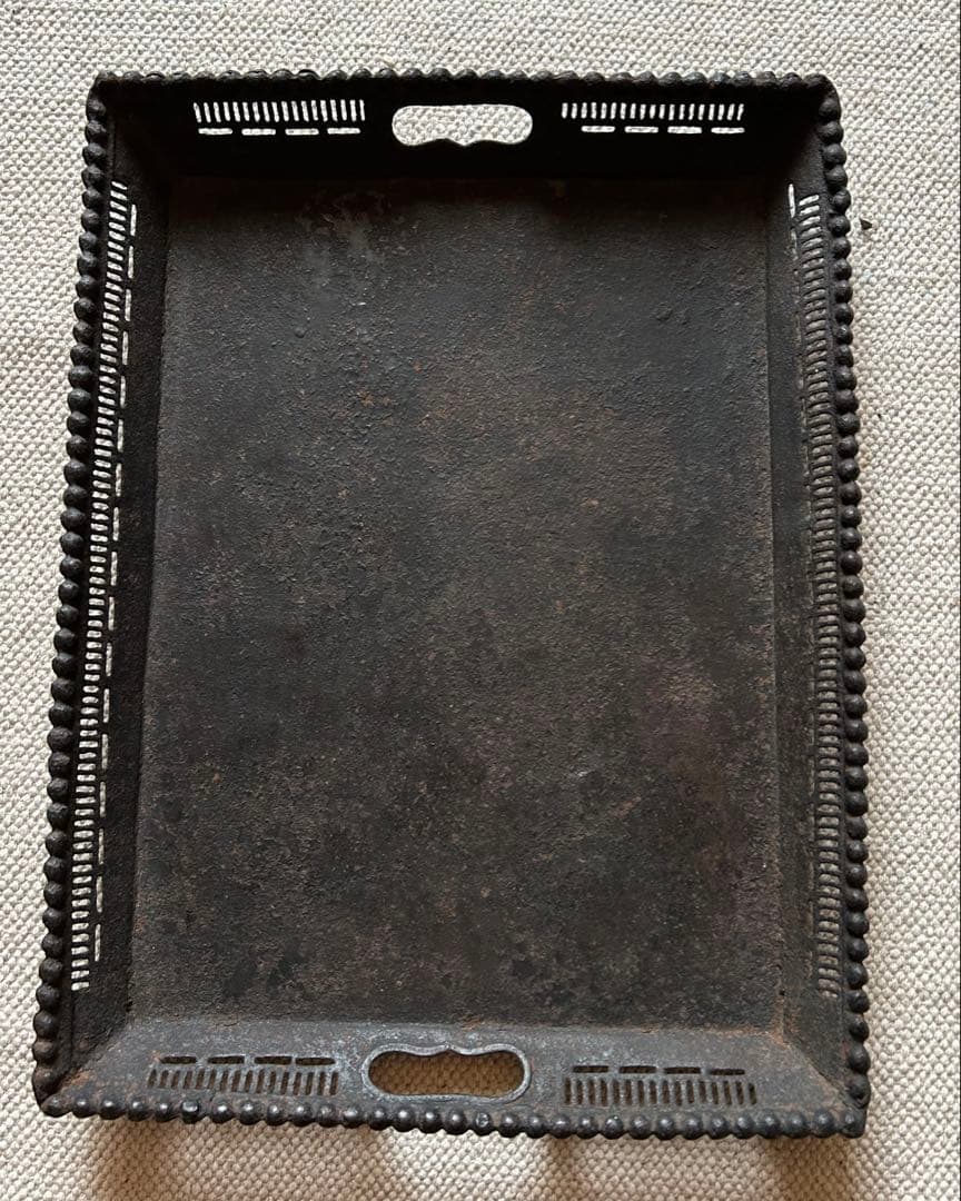 【金土日限定お値下げ】」アンティーク　ヴィンテージ　トレイ