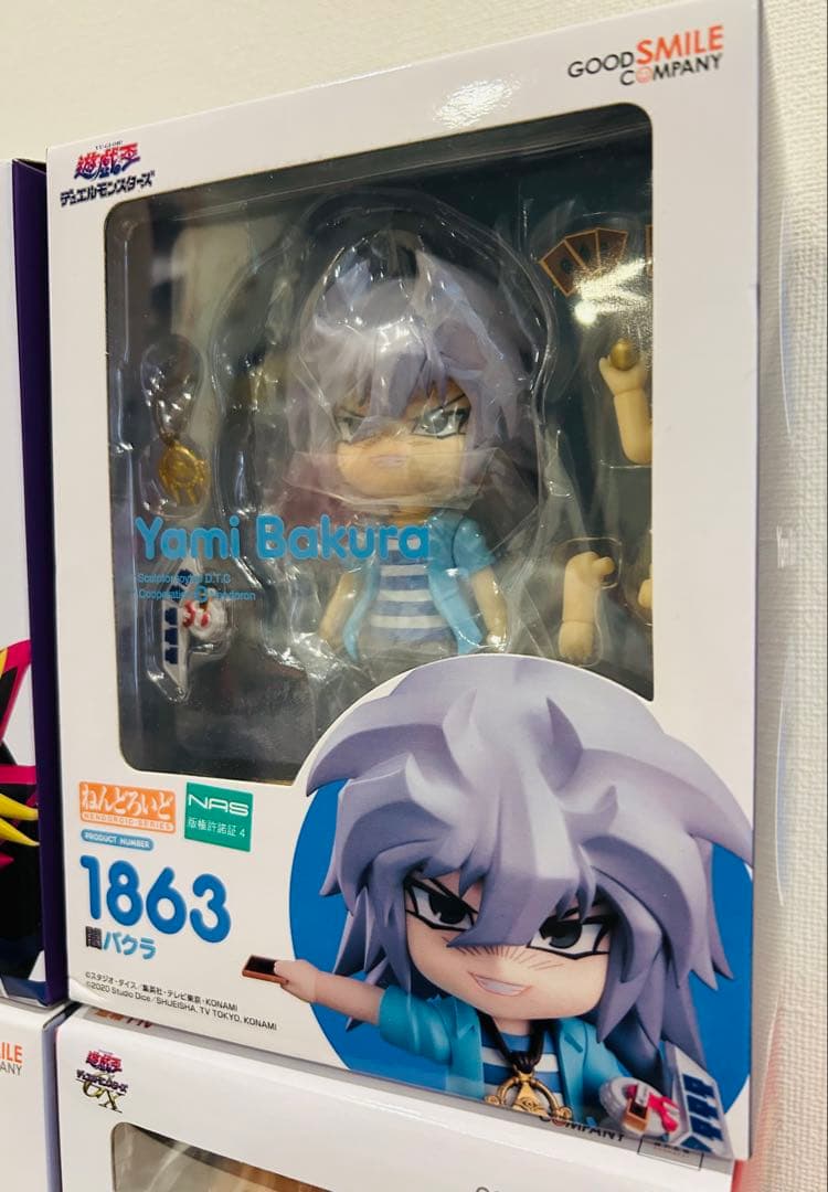 【未開封】ねんどろいど　遊戯(闇遊戯) 海馬　獏良(闇バクラ) 十代　セット