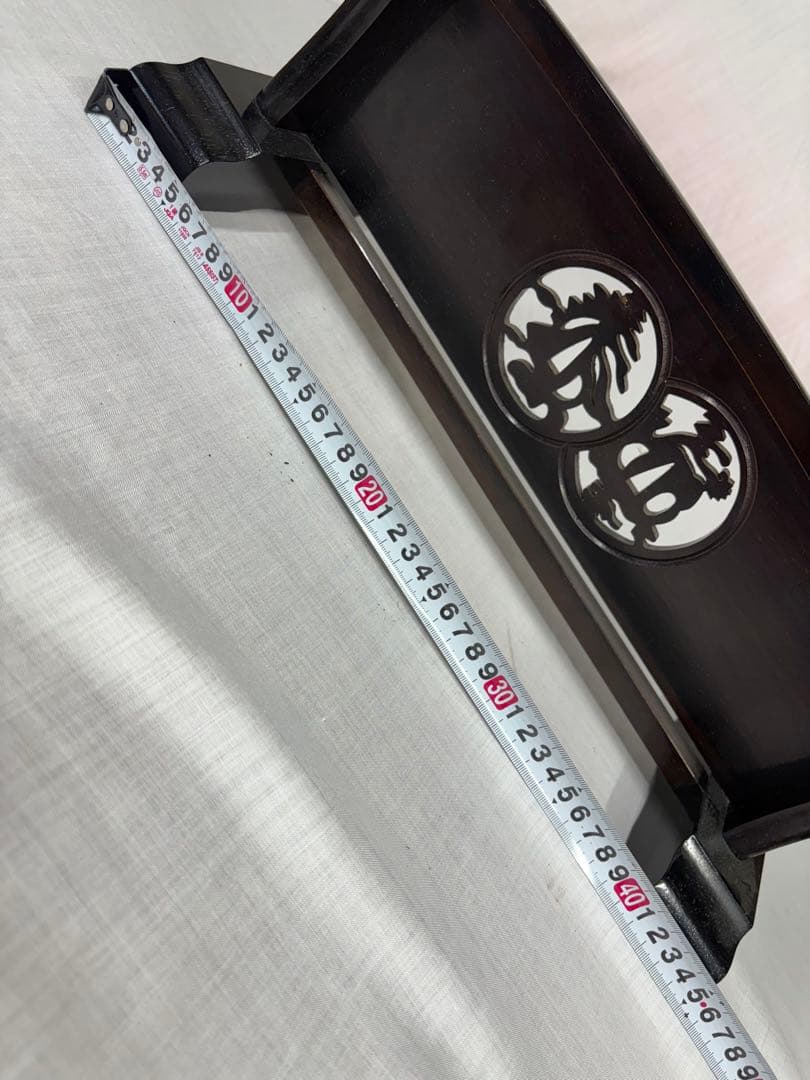 刀掛け 三本掛け 刀掛 透かし彫り 武具 骨董