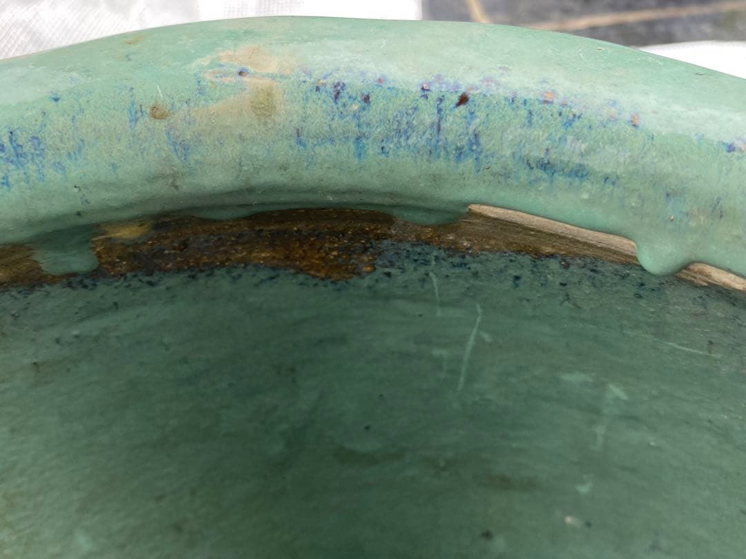 焼き物　めだか鉢　(水蓮鉢)