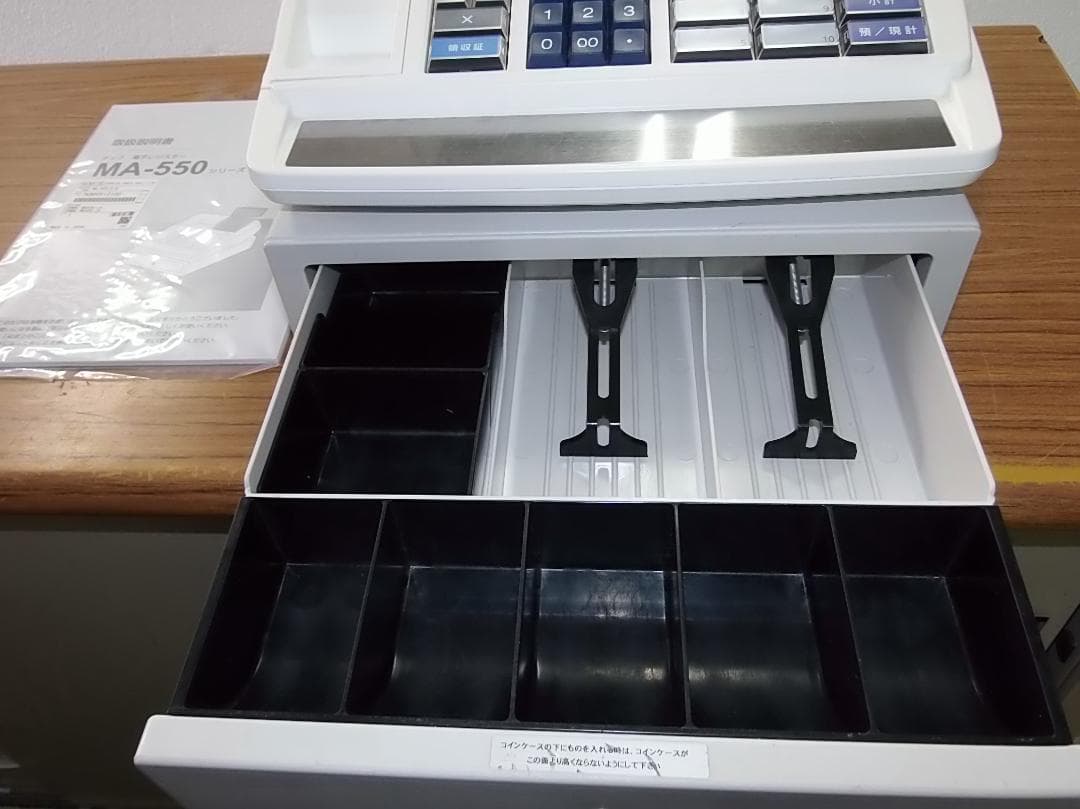 設定無料 東芝TEC MA-550 レジスター 10部門 250705