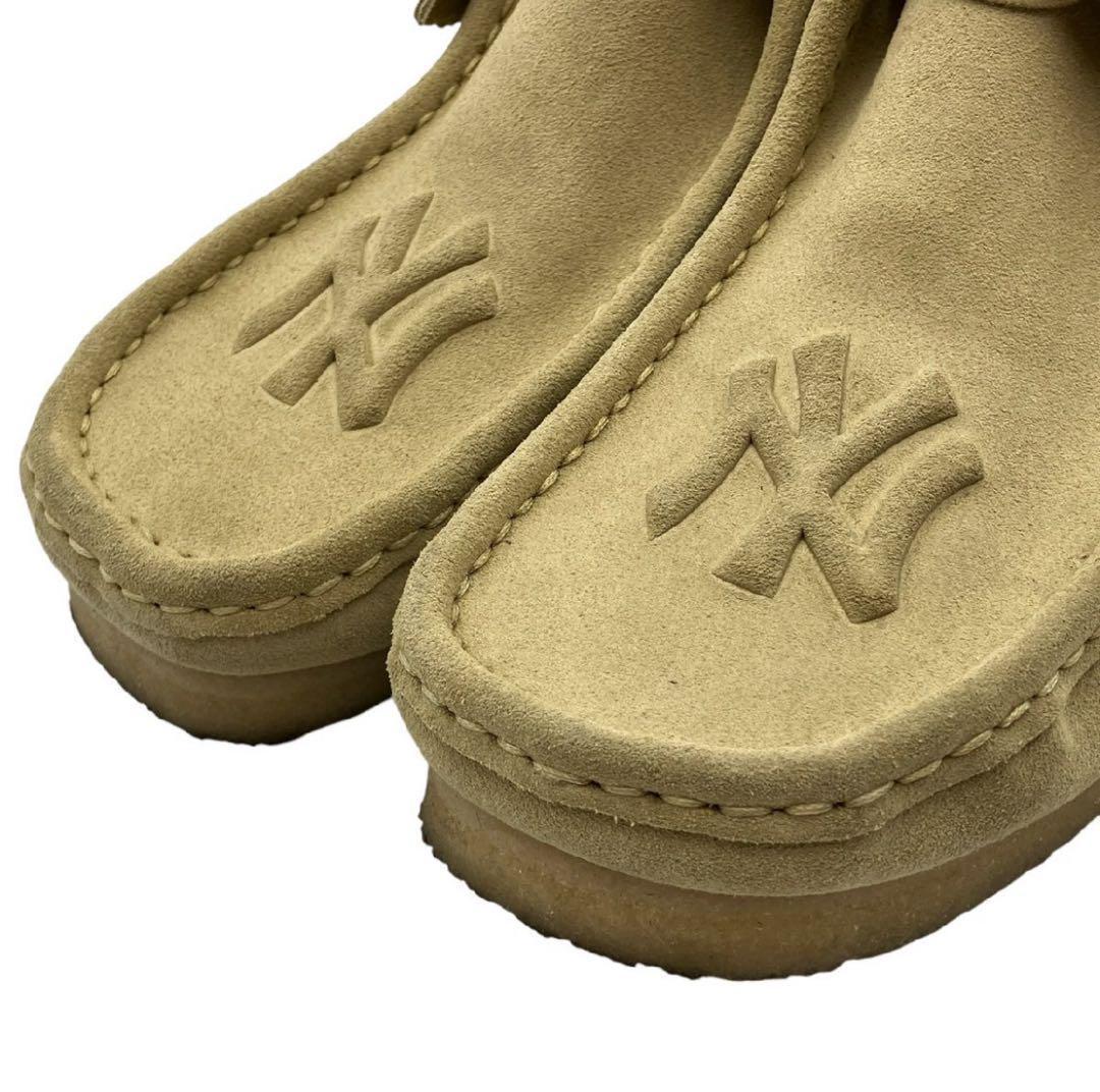 クラークス KITH コラボ ヤンキース ワラビー US8 26cm ベージュ