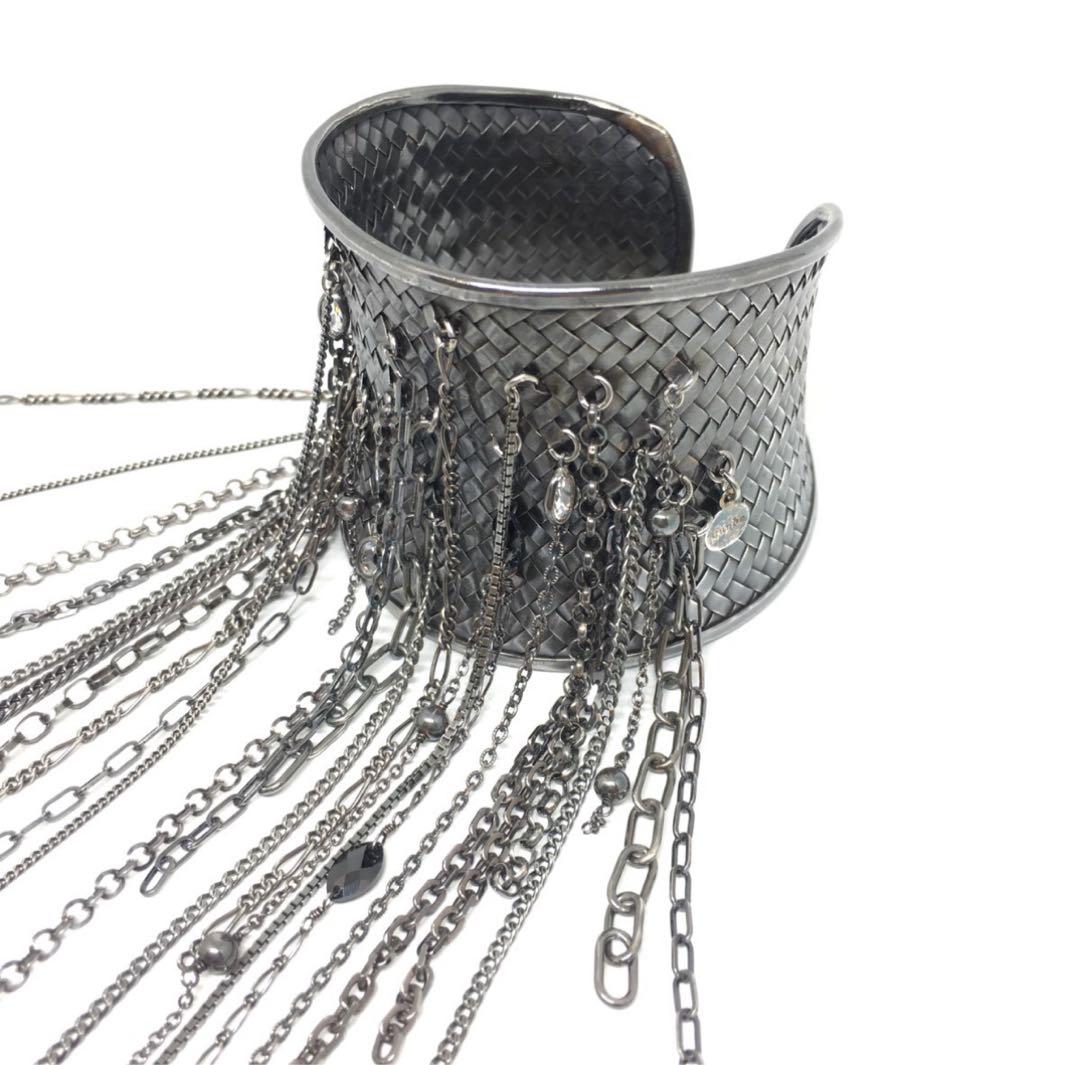 hyde着美品 gunda 銀製 バングルブレスレット ifsixwasnine