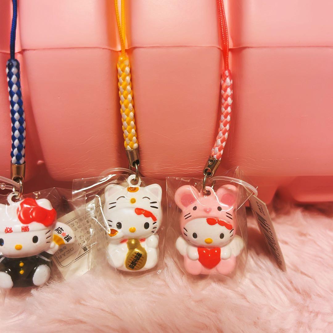 希少レア　ハローキティ　開運祈願　マスコット　鈴　2007 サンリオ　平成レトロ