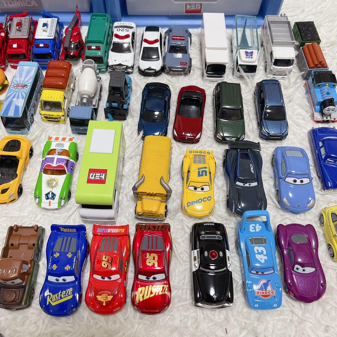 トミカ45台セット　カーズ　トミカパーキングケース×2個　ホットウィール