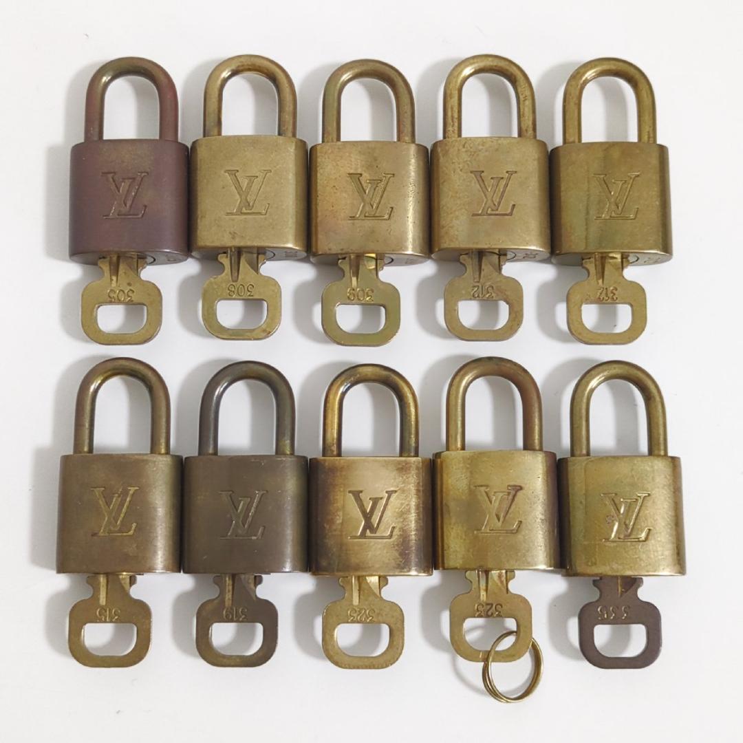 ルイヴィトン パドロック/南京錠 10個セット キー各1本付