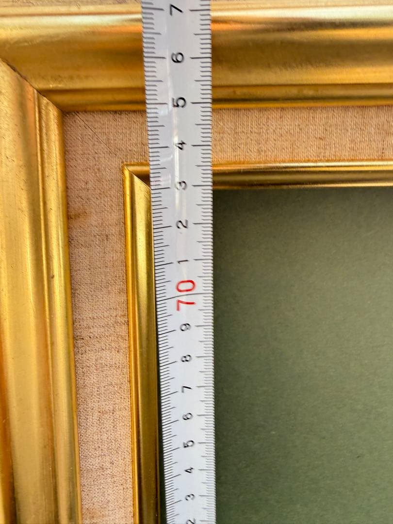 M50サイズ金色の大きな油彩額縁　送料込み1/27 倉庫① ガラス無し供箱付き